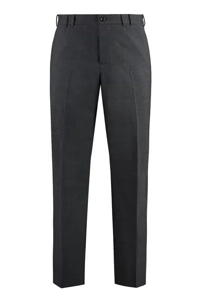 Pt Torino Michael Wool Trousers In Grey