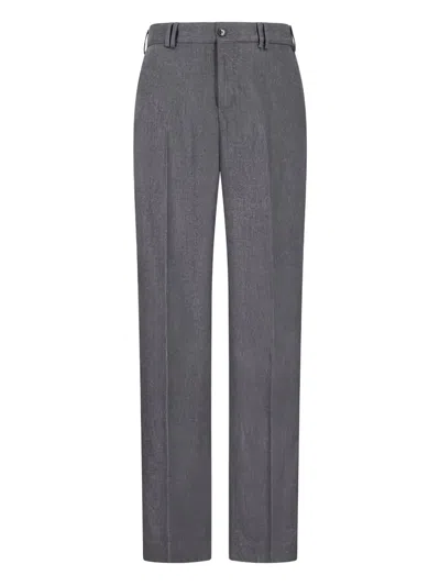 Pt Torino Micheal Brushed Trousers In Gray