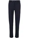 Pt Torino Mid-rise Skinny-cut Trousers In Blau