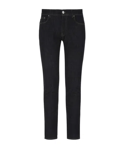 Pt Torino Mid-rise Slim Fit Jeans In Black
