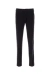 Pt Torino Midnight Blue Stretch Modal Blend Pant In Blue