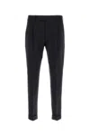 Pt Torino Midnight Blue Stretch Wool Edge Cigarette Pant In 0360