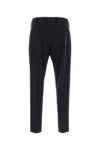 Pt Torino Midnight Blue Stretch Wool Edge Cigarette Pant In 0360