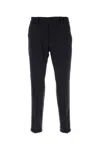 Pt Torino Blue Virgin Wool And Cashmere Trouser In Blue