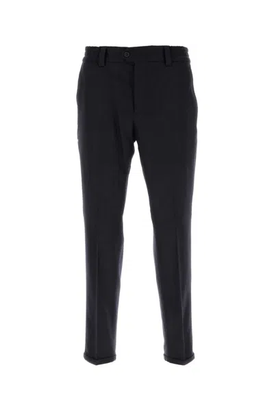 PT TORINO PT TORINO MIDNIGHT BLUE STRETCH WOOL PANT