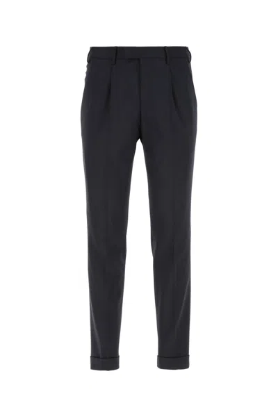 PT TORINO MIDNIGHT BLUE STRETCH WOOL PANT