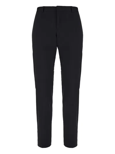 Pt Torino Midnight Blue Trousers In Black