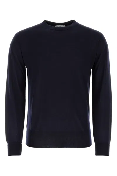 PT TORINO MIDNIGHT BLUE WOOL SWEATER