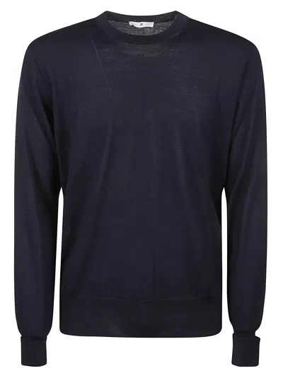 PT TORINO MIDNIGHT BLUE WOOL SWEATER