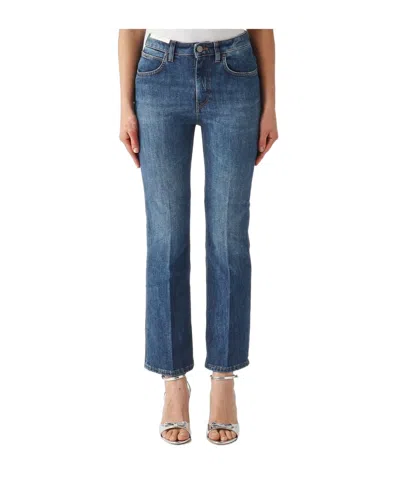 Pt Torino Mid-rise Straight-leg Jeans In Purple