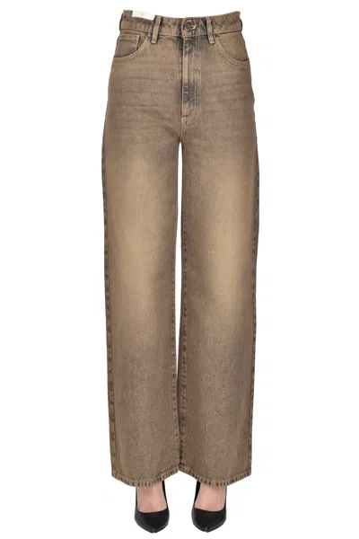 Pt Torino Miley Jeans In Brown