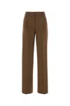 Pt Torino Mud Stretch Wool Lola Pant In Brown