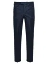 Pt Torino Tailored Slim Fit Expert Trousers In Navy Blue