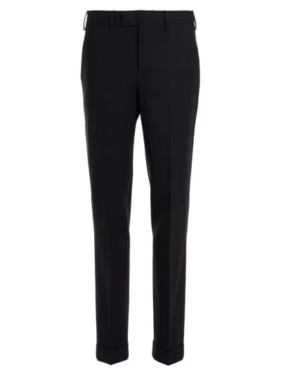 PT TORINO MEN NAVY BLUE MASTER PANTS, 38 LUXURY PANTS FOR MEN DARVEYS