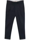 Pt Torino Edge Tapered Trousers In Blue