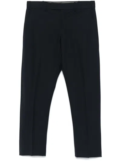 PT TORINO NAVY BLUE REBEL WOOL TROUSERS