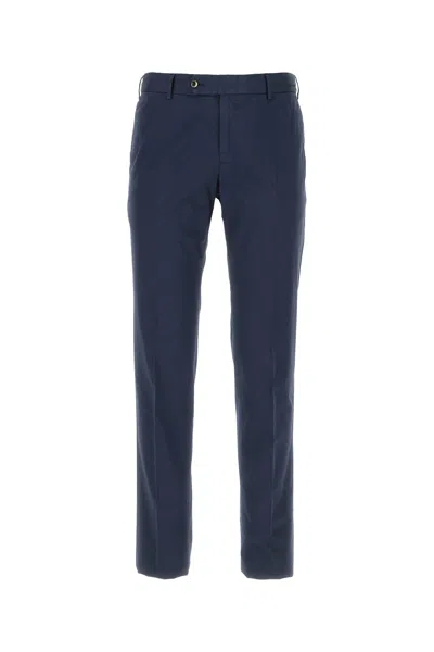 PT TORINO NAVY BLUE STRETCH COTTON PANT