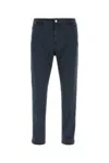Pt Torino Dark Grey Stretch Cotton Chino Pant In Y370