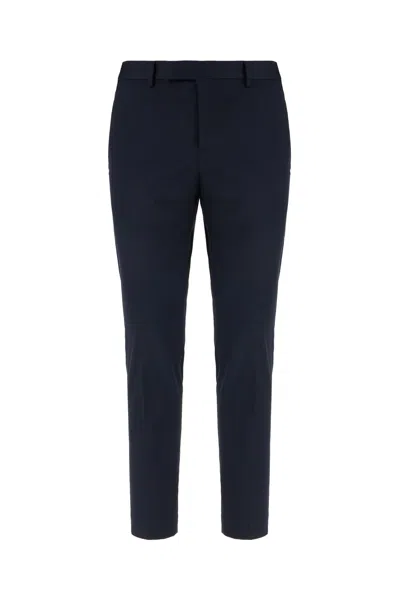 PT TORINO NAVY BLUE STRETCH COTTON PANTS