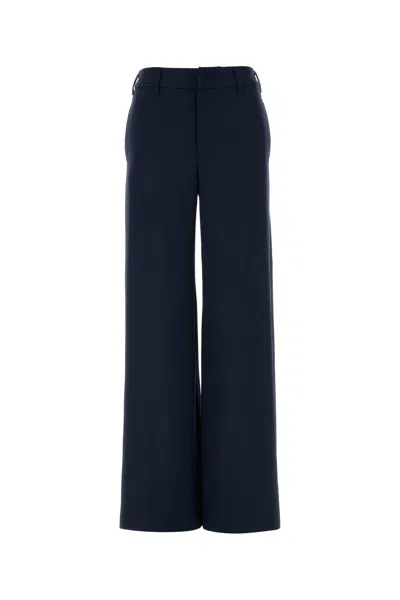 Pt Torino Navy Blue Stretch Jersey Lorenza Palazzo Pant
