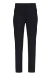Pt Torino Navy Blue Stretch Viscose Pant