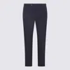 Pt Torino Man Pants Midnight Blue Size 40 Cotton, Polyamide, Elastane In Navy Blue