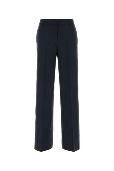 Pt Torino Navy Blue Twill Francoise Pant