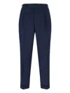 Pt Torino Mid-rise Tailored Trousers With Pleats And Buttoned Pockets