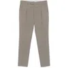 Pt Torino Dieci Pants Beige In Gray
