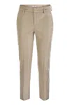 Pt Torino New York - Velvet Trousers In Beige