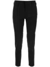 Pt Torino 'new York' Black Pants With Belt Loops In Black