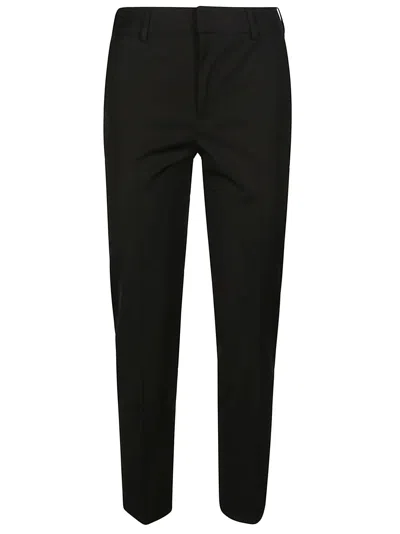 Pt Torino Black Stretch Viscose Pant