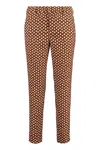 PT TORINO PT TORINO NEW YORK PRINTED HIGH-RISE TROUSERS
