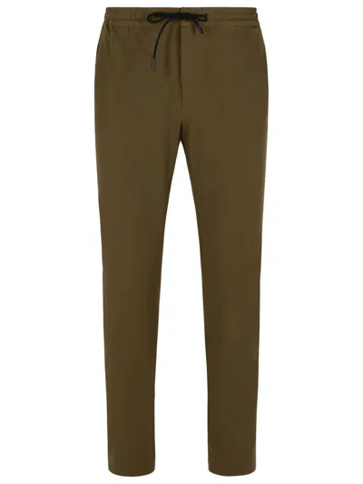 Pt Torino 'omega' Brown Cotton Blend Pants
