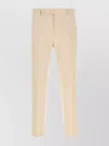 Pt Torino Pant Cotton Stretch Detail Creased In Brown
