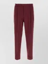 Pt Torino Turn-up Hem Tapered Trousers
