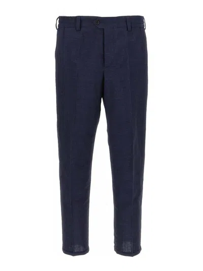 Pt Torino 'the Rebel' Pants With Front And Back Pockets In Blue