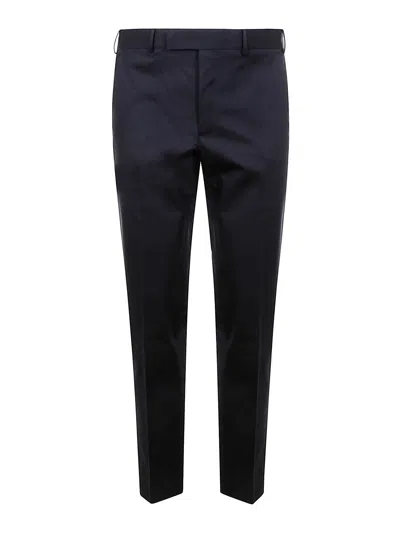 Pt Torino Cropped Tailored Trousers In Black