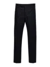 Pt Torino Stretch Cotton Pant With Pockets And Loops In Azul