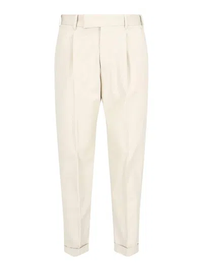 Pt Torino Chino Trousers In Beige