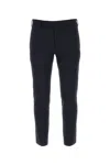 Pt Torino Tailored Wool Trousers With Detachable Feather Accent In 0365