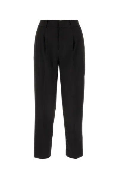 PT TORINO PT TORINO BLACK STRETCH POLYESTER PANT