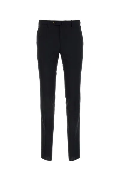 PT TORINO PT TORINO BLACK STRETCH WOOL PANT