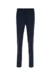 Pt Torino Stretch Wool Pant With Modern Tailoring In Blue
