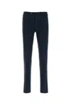 Pt Torino Stretch Wool Pant With Modern Tailoring In Blue