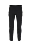 Pt Torino Tailored Wool Trousers With Detachable Feather Accent