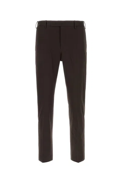 PT TORINO PT TORINO BROWN STRETCH COTTON PANT