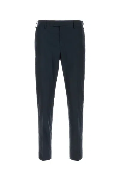PT TORINO PT TORINO NAVY BLUE STRETCH COTTON BLEND PANT