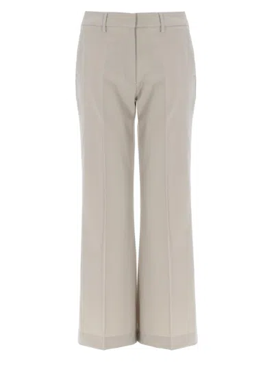 Pt Torino Jodie Trousers Wide Leg Belt Loops In Green