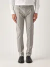 Pt Torino Pantalone Lana Stretch Ten Trousers In Gray